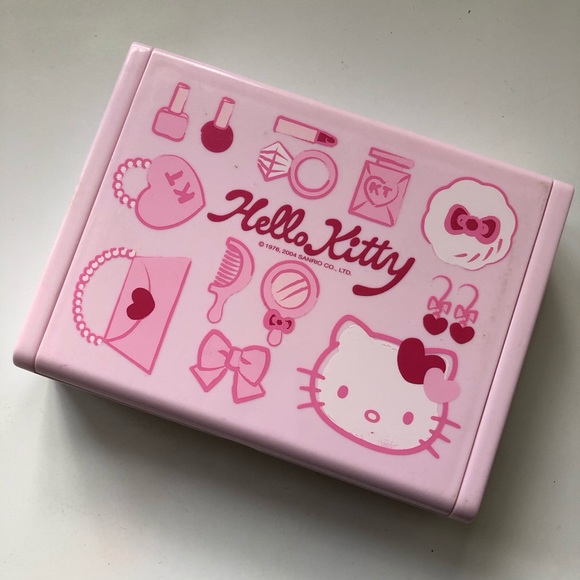 Vintage Hello Kitty Makeup Caboodle Jewelry Box - Picture 1 of 7